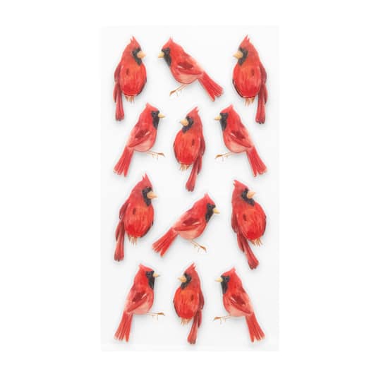 Cardinal Dimensional Stickers by Recollections™